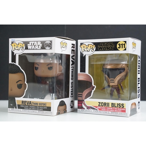 237 - Star Wars - 20 Boxed Star Wars Funko Pop! figures featuring Rogue One 152 Jyn Erso, 542 Third Sister... 