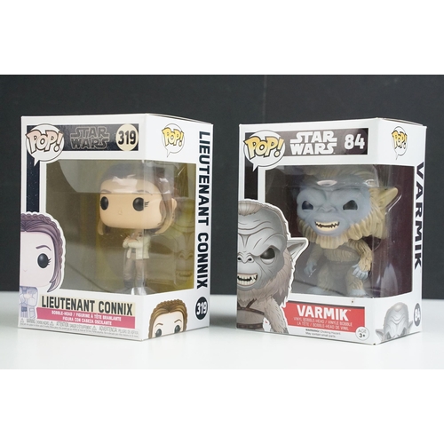 237 - Star Wars - 20 Boxed Star Wars Funko Pop! figures featuring Rogue One 152 Jyn Erso, 542 Third Sister... 