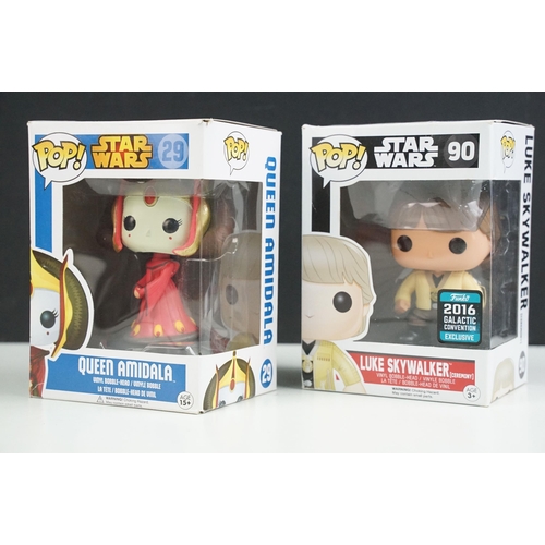 237 - Star Wars - 20 Boxed Star Wars Funko Pop! figures featuring Rogue One 152 Jyn Erso, 542 Third Sister... 