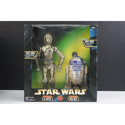 238 - Star Wars - Four boxed Kenner Action Collection figure sets to include Electronic Emperor Palpatine ... 