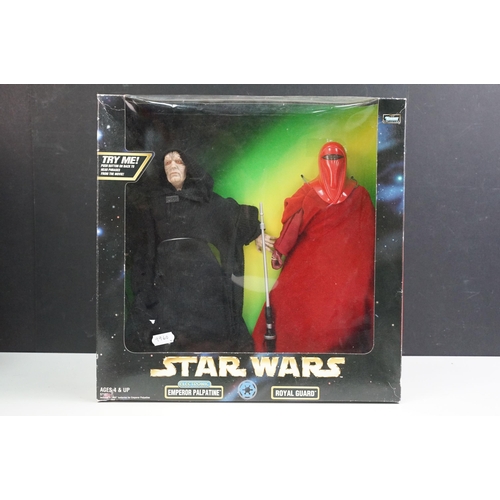 238 - Star Wars - Four boxed Kenner Action Collection figure sets to include Electronic Emperor Palpatine ... 