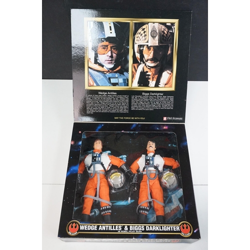 238 - Star Wars - Four boxed Kenner Action Collection figure sets to include Electronic Emperor Palpatine ... 