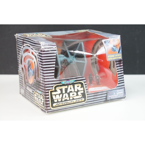 239 - Star Wars - Six boxed Micro Machines Action Fleet sets to include B-Wing Starfighter, Darth Vader's ... 