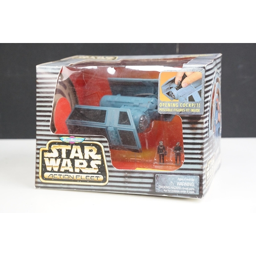 239 - Star Wars - Six boxed Micro Machines Action Fleet sets to include B-Wing Starfighter, Darth Vader's ... 