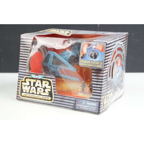 239 - Star Wars - Six boxed Micro Machines Action Fleet sets to include B-Wing Starfighter, Darth Vader's ... 