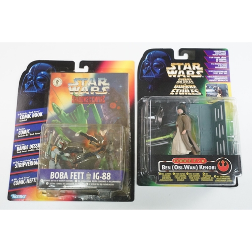 240 - Star Wars - 13 Boxed Star Wars figures to include Hasbro Commemorative Tin Collection (Darth Vader, ... 