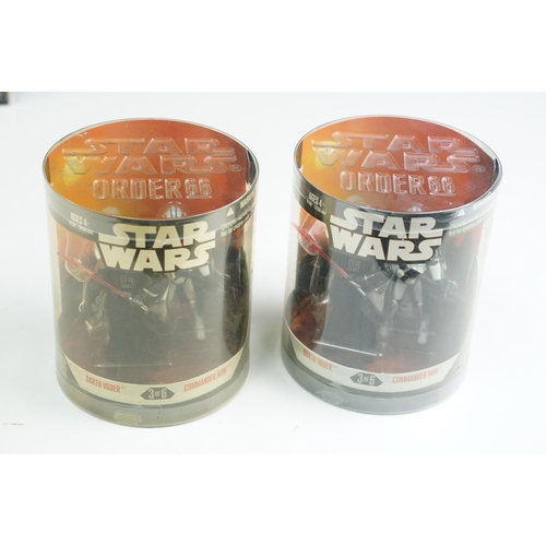 240 - Star Wars - 13 Boxed Star Wars figures to include Hasbro Commemorative Tin Collection (Darth Vader, ... 