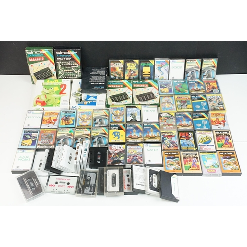 242 - Retro Gaming - Quantity of around 70 boxed / cased Sinclair Spectrum games to include Exorcist, Soul... 