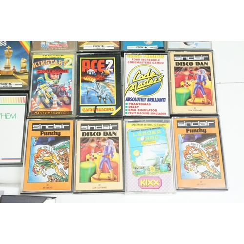 242 - Retro Gaming - Quantity of around 70 boxed / cased Sinclair Spectrum games to include Exorcist, Soul... 
