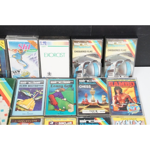242 - Retro Gaming - Quantity of around 70 boxed / cased Sinclair Spectrum games to include Exorcist, Soul... 