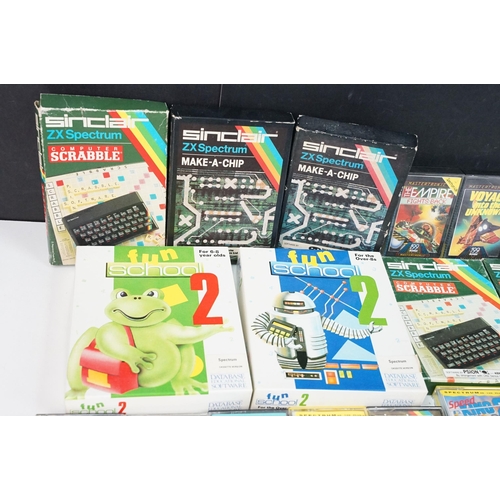 242 - Retro Gaming - Quantity of around 70 boxed / cased Sinclair Spectrum games to include Exorcist, Soul... 