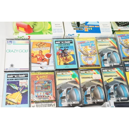 242 - Retro Gaming - Quantity of around 70 boxed / cased Sinclair Spectrum games to include Exorcist, Soul... 