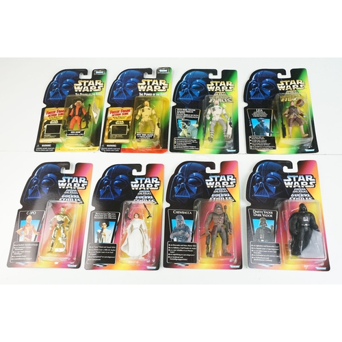 245 - Star Wars - 42 Carded Kenner & Hasbro Star Wars figures to include Power Of The Force, Legacy Collec... 