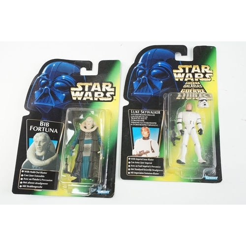 245 - Star Wars - 42 Carded Kenner & Hasbro Star Wars figures to include Power Of The Force, Legacy Collec... 