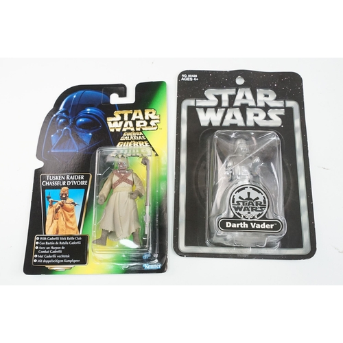 245 - Star Wars - 42 Carded Kenner & Hasbro Star Wars figures to include Power Of The Force, Legacy Collec... 