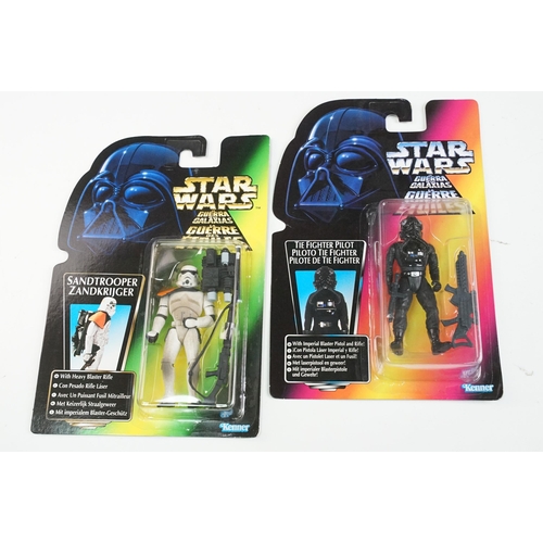 245 - Star Wars - 42 Carded Kenner & Hasbro Star Wars figures to include Power Of The Force, Legacy Collec... 