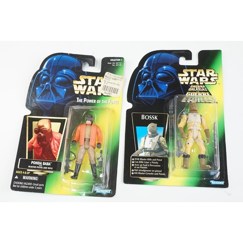 245 - Star Wars - 42 Carded Kenner & Hasbro Star Wars figures to include Power Of The Force, Legacy Collec... 