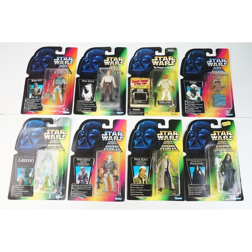 245 - Star Wars - 42 Carded Kenner & Hasbro Star Wars figures to include Power Of The Force, Legacy Collec... 
