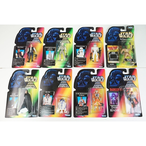 245 - Star Wars - 42 Carded Kenner & Hasbro Star Wars figures to include Power Of The Force, Legacy Collec... 