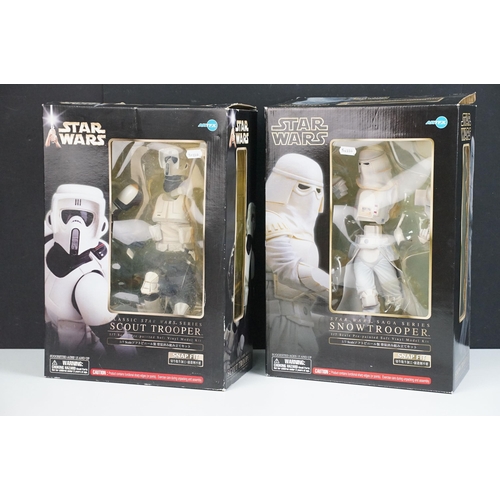 246 - Star Wars - Two boxed ArtFX Star Wars Saga Series Snap Fit 1/7 scale pre-painted vinyl model kits to... 