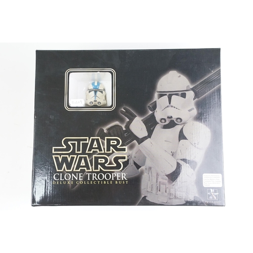 248 - Star Wars - Three boxed ltd edn Gentle Giant Star Wars 8670 Clone Trooper Deluxe Collectible Busts, ... 
