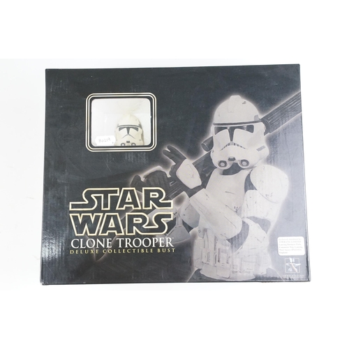 248 - Star Wars - Three boxed ltd edn Gentle Giant Star Wars 8670 Clone Trooper Deluxe Collectible Busts, ... 