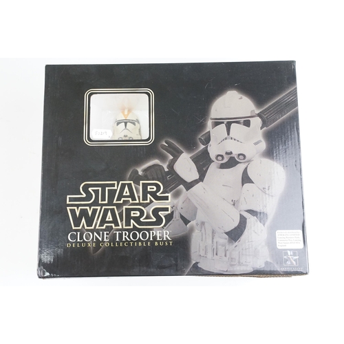 248 - Star Wars - Three boxed ltd edn Gentle Giant Star Wars 8670 Clone Trooper Deluxe Collectible Busts, ... 