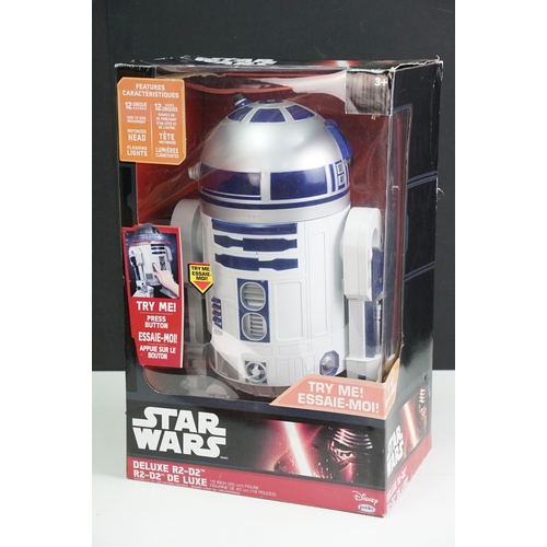 250 - Star Wars - Five boxed Star Wars figures to include Chewbacca Animatronic Interactive Figure, 2 x C-... 