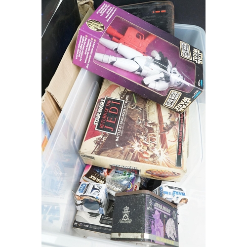252 - Star Wars - Quantity of various boxed Star Wars related items to include 10 x boxed weapons featurin... 