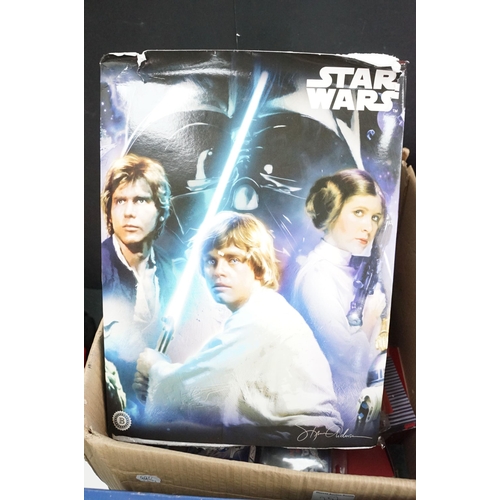 252 - Star Wars - Quantity of various boxed Star Wars related items to include 10 x boxed weapons featurin... 
