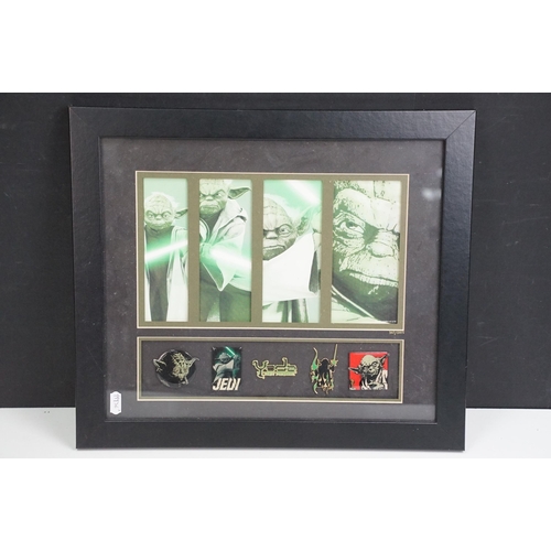 255 - Star Wars - Three framed Star Wars ltd edn pin collections featuring Darth Vader (1519-2005, missing... 