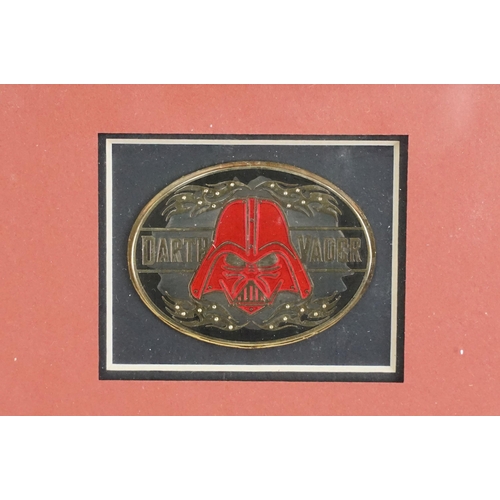 255 - Star Wars - Three framed Star Wars ltd edn pin collections featuring Darth Vader (1519-2005, missing... 