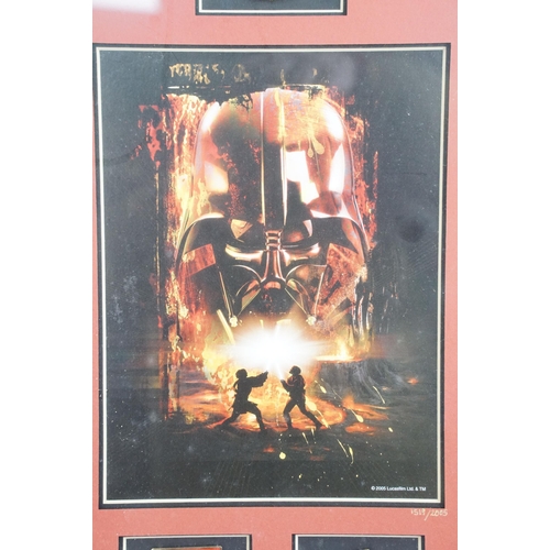 255 - Star Wars - Three framed Star Wars ltd edn pin collections featuring Darth Vader (1519-2005, missing... 