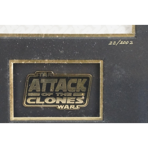 255 - Star Wars - Three framed Star Wars ltd edn pin collections featuring Darth Vader (1519-2005, missing... 