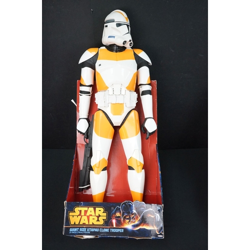 256 - Star Wars - Nine boxed and one unboxed Jakks Pacific large scale figures to include 501st Clone Troo... 