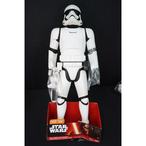 256 - Star Wars - Nine boxed and one unboxed Jakks Pacific large scale figures to include 501st Clone Troo... 