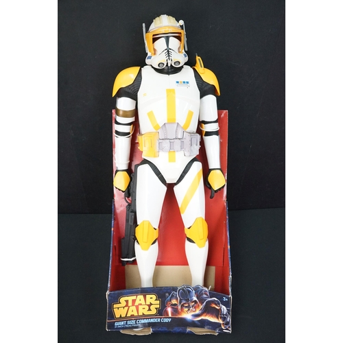 256 - Star Wars - Nine boxed and one unboxed Jakks Pacific large scale figures to include 501st Clone Troo... 