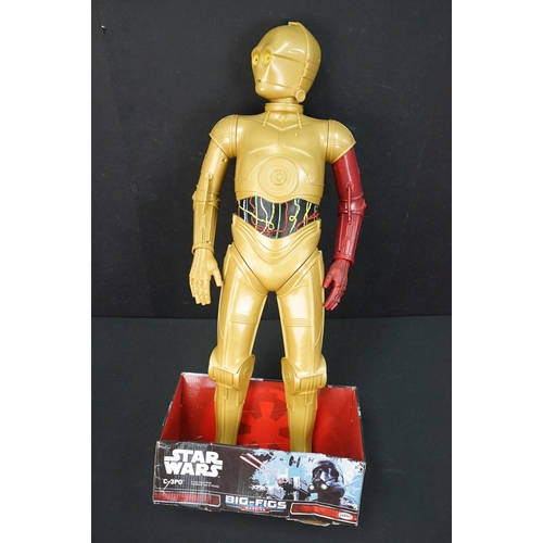 256 - Star Wars - Nine boxed and one unboxed Jakks Pacific large scale figures to include 501st Clone Troo... 