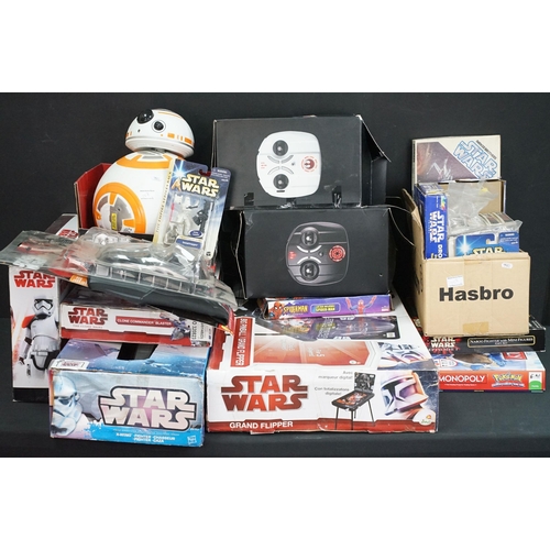 257 - Quantity of various boxed toys to include mainly Star Wars related items featuring Star Wars Big Pin... 