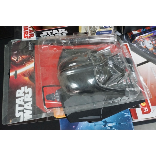 257 - Quantity of various boxed toys to include mainly Star Wars related items featuring Star Wars Big Pin... 