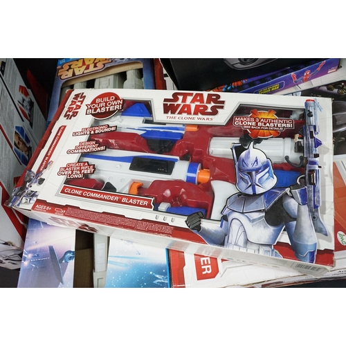 257 - Quantity of various boxed toys to include mainly Star Wars related items featuring Star Wars Big Pin... 