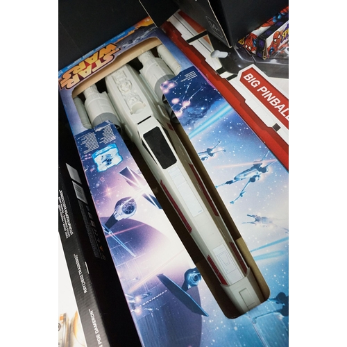 257 - Quantity of various boxed toys to include mainly Star Wars related items featuring Star Wars Big Pin... 