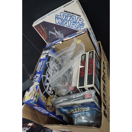 257 - Quantity of various boxed toys to include mainly Star Wars related items featuring Star Wars Big Pin... 