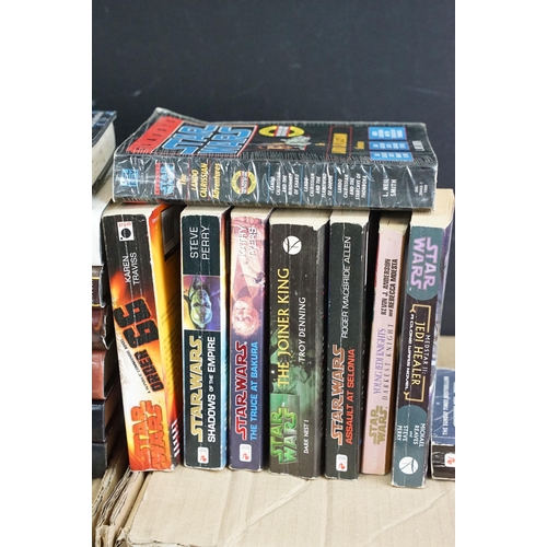 272 - Collection Of Star Wars books featuring Shadows Of The Empire, Agents Of Chaos II Jedi Eclipse, Dart... 