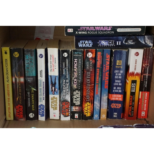 272 - Collection Of Star Wars books featuring Shadows Of The Empire, Agents Of Chaos II Jedi Eclipse, Dart... 
