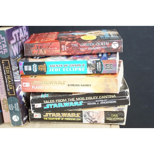 272 - Collection Of Star Wars books featuring Shadows Of The Empire, Agents Of Chaos II Jedi Eclipse, Dart... 