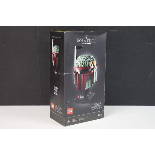 273 - Lego - Boxed Lego Star Wars 75277 Boba Fett Helmet Collection, sealed and vg