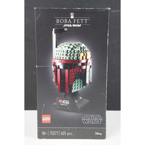 273 - Lego - Boxed Lego Star Wars 75277 Boba Fett Helmet Collection, sealed and vg