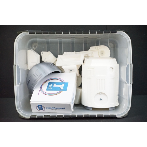 281 - Star Wars - 3D Printed R2-D2 model kit, unbuilt, vg