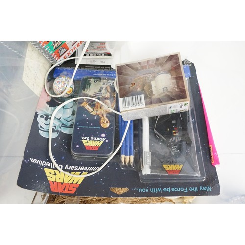 226 - Collection of TV Related figures, collectibles and ephemera featuring WWE/WWF (figures, mic, etc), t... 